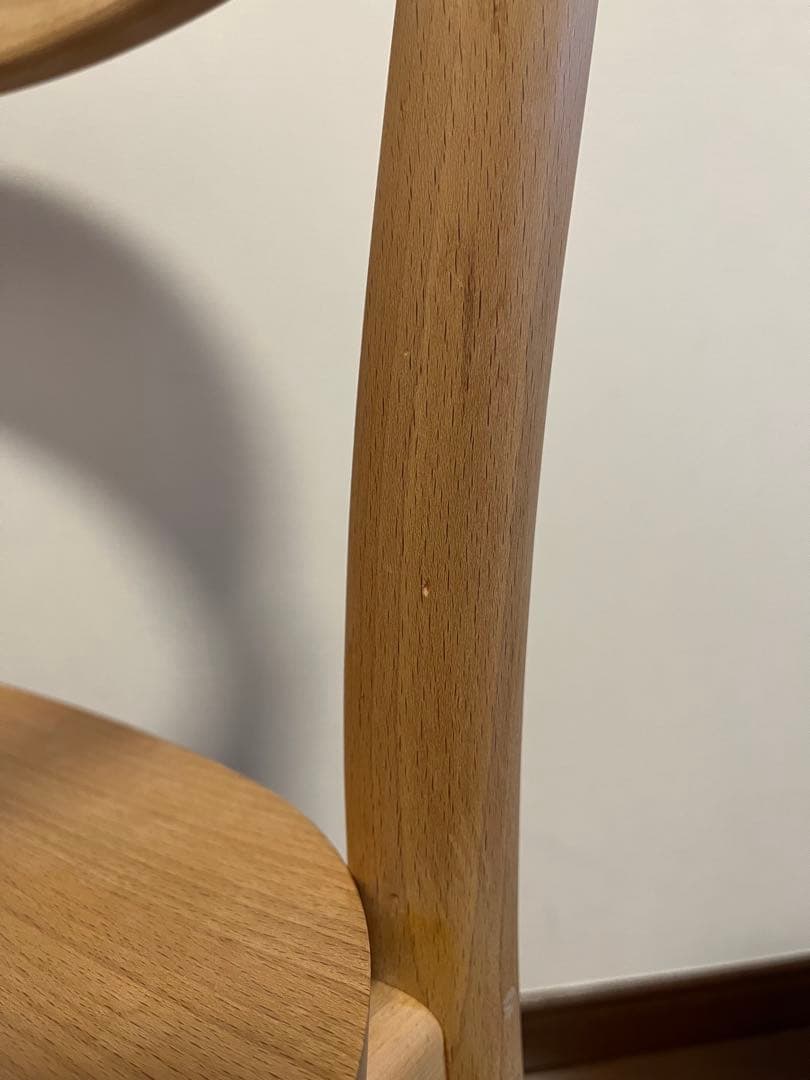 無印良品　ブナ無垢材チェア　1脚