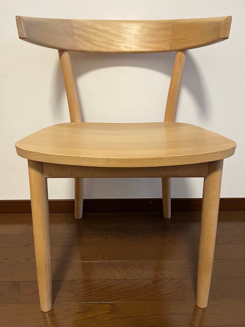 無印良品　ブナ無垢材チェア　1脚