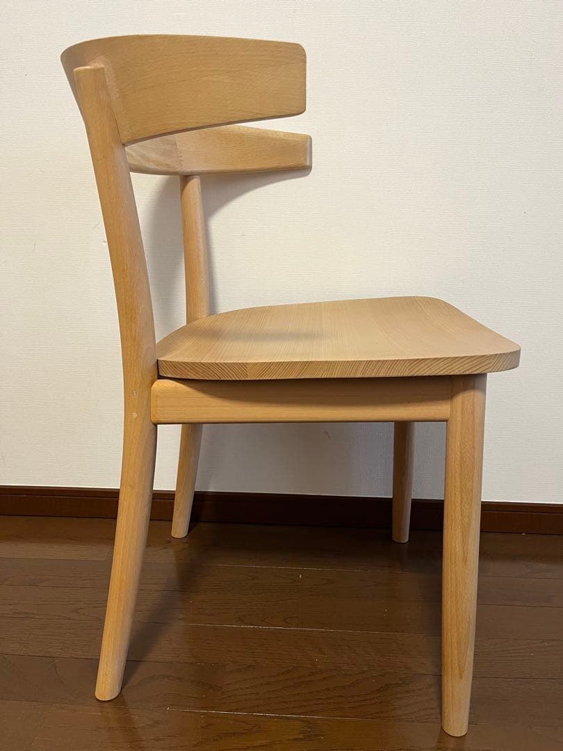 無印良品　ブナ無垢材チェア　1脚