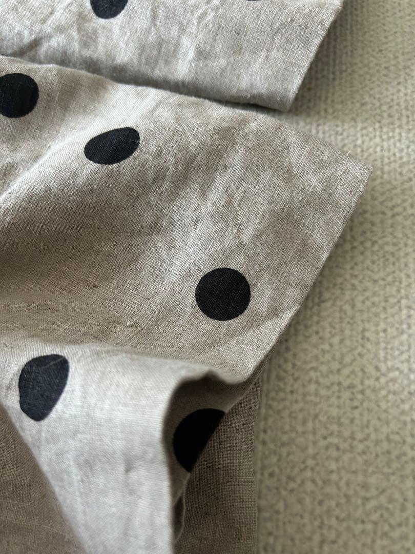 BEAUTY&YOUTH リネンドットキャミソールサロペット