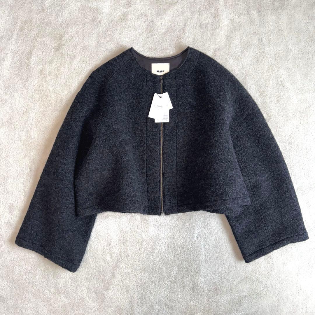 今期 2025AW IENA イエナ BLACK ライナージャケット グレー