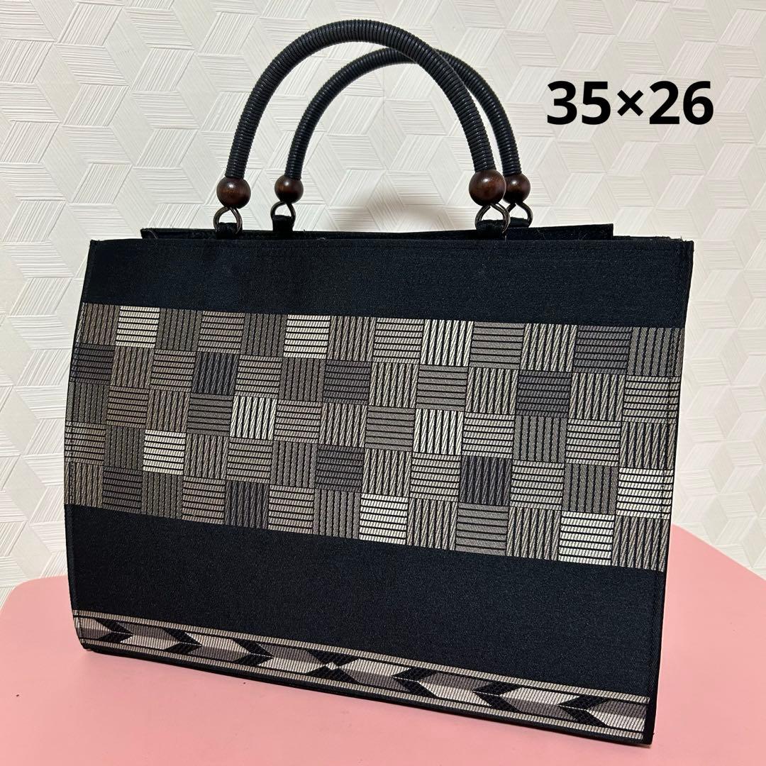 【お買い得品❣️】和装用トートバッグ 35×12×27 底鋲有り