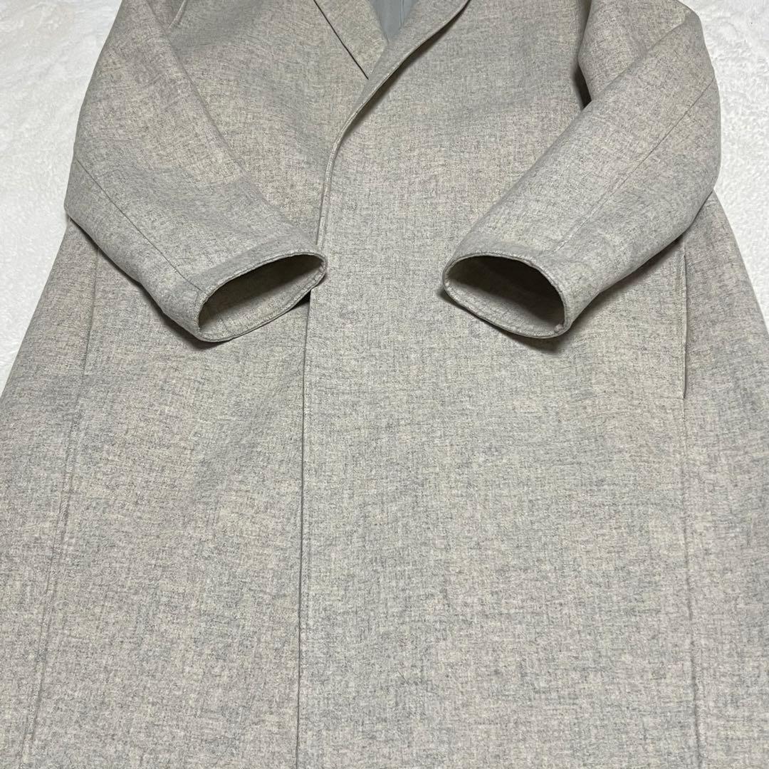 ギャルリーヴィー　ライトメルトンチェスターコート　カシミヤ　ライトグレー　36