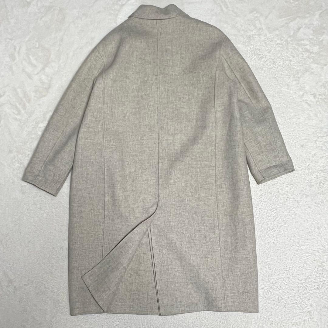 ギャルリーヴィー　ライトメルトンチェスターコート　カシミヤ　ライトグレー　36