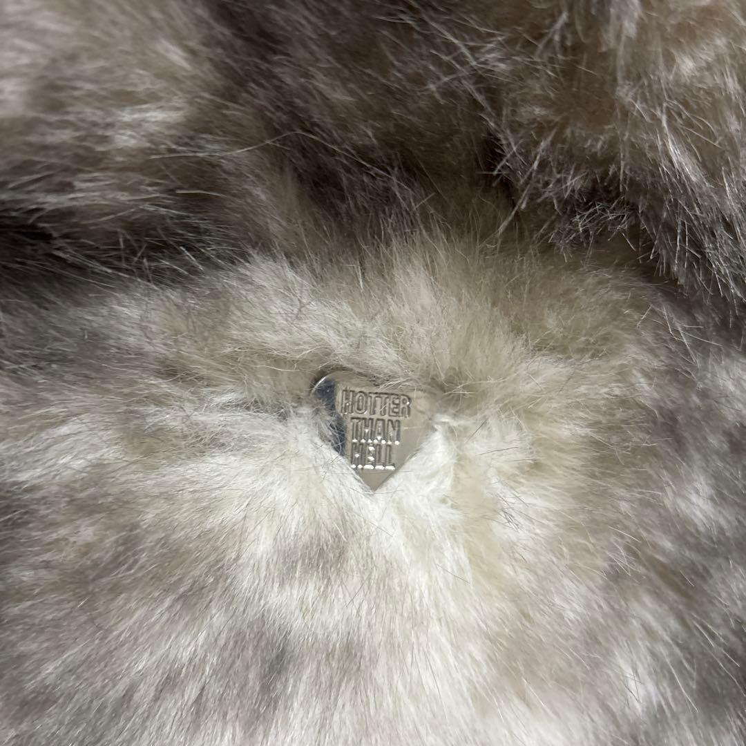 HTH bambi full zip jacket ファーコート グレー