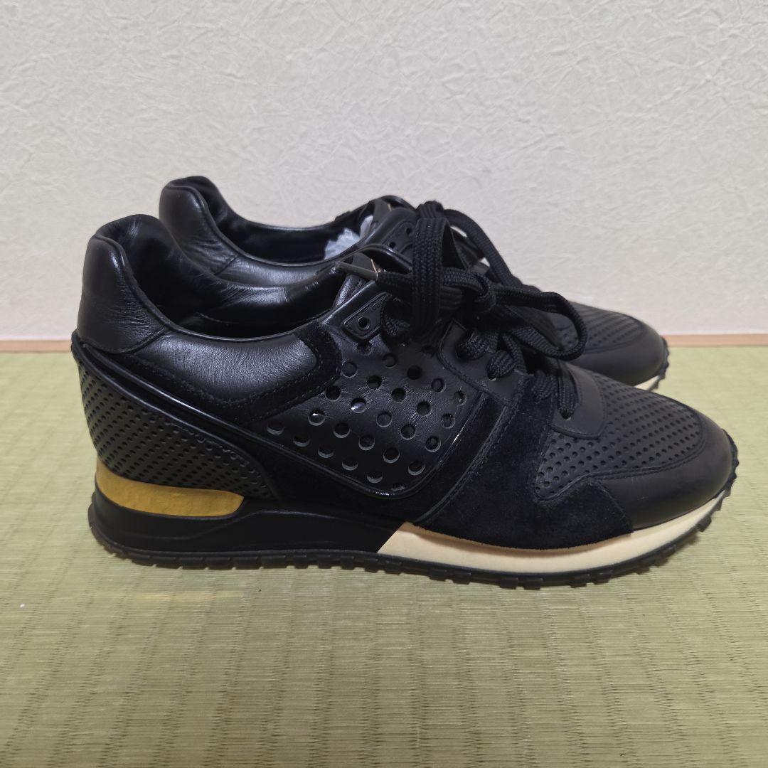 LOUIS VUITTON ランアウェイライン スニーカー レザー 22cm