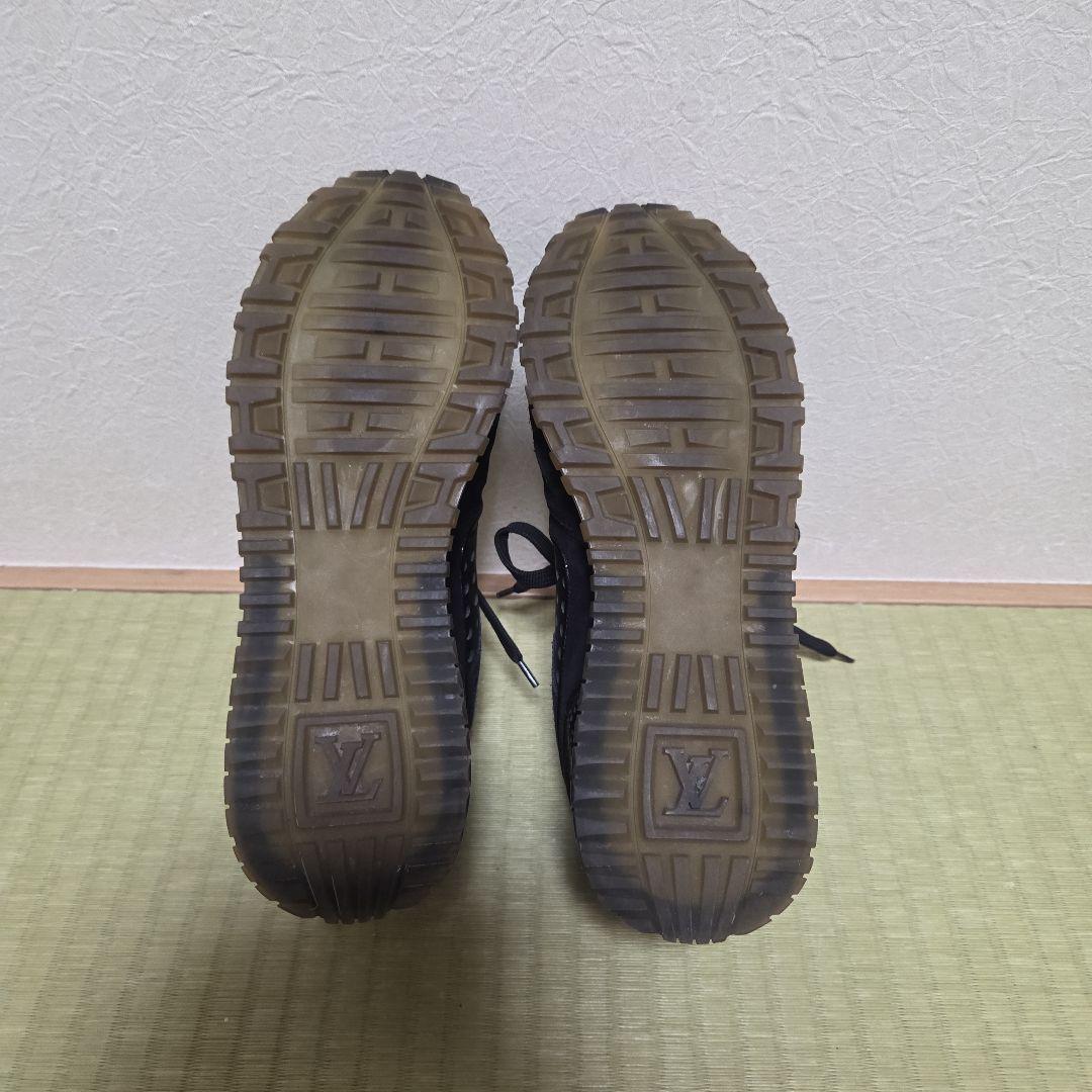 LOUIS VUITTON ランアウェイライン スニーカー レザー 22cm