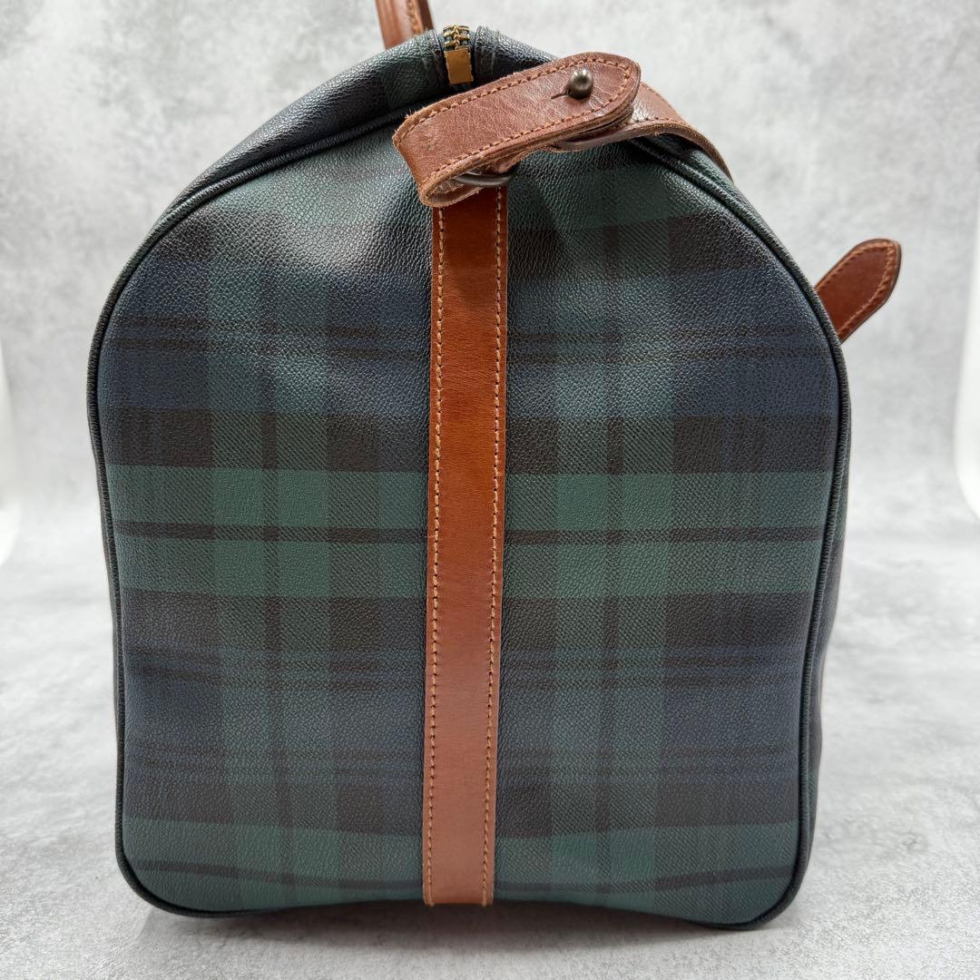 付属品完備 ポロ ラルフローレン PVC レザー ボストンバッグ 2way