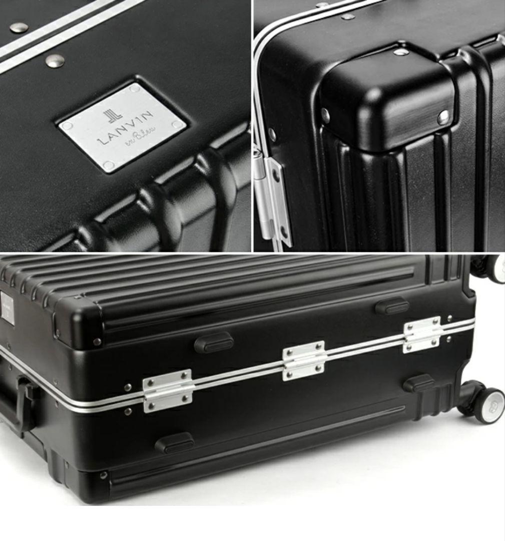 【momo】超美品♪ランバン オンブルー スーツケース 42L【ホワイト】