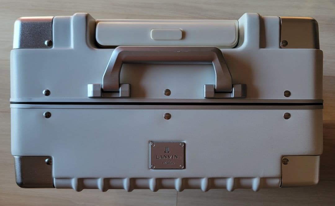 【momo】超美品♪ランバン オンブルー スーツケース 42L【ホワイト】