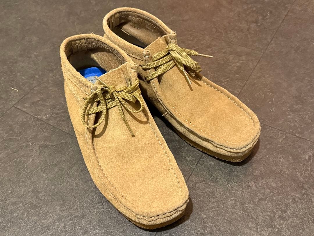 【クラークス】Clarks ワラビーブーツ　ダークサンドスウェード　UK7