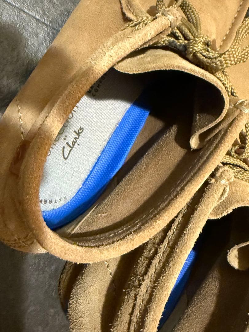 【クラークス】Clarks ワラビーブーツ　ダークサンドスウェード　UK7