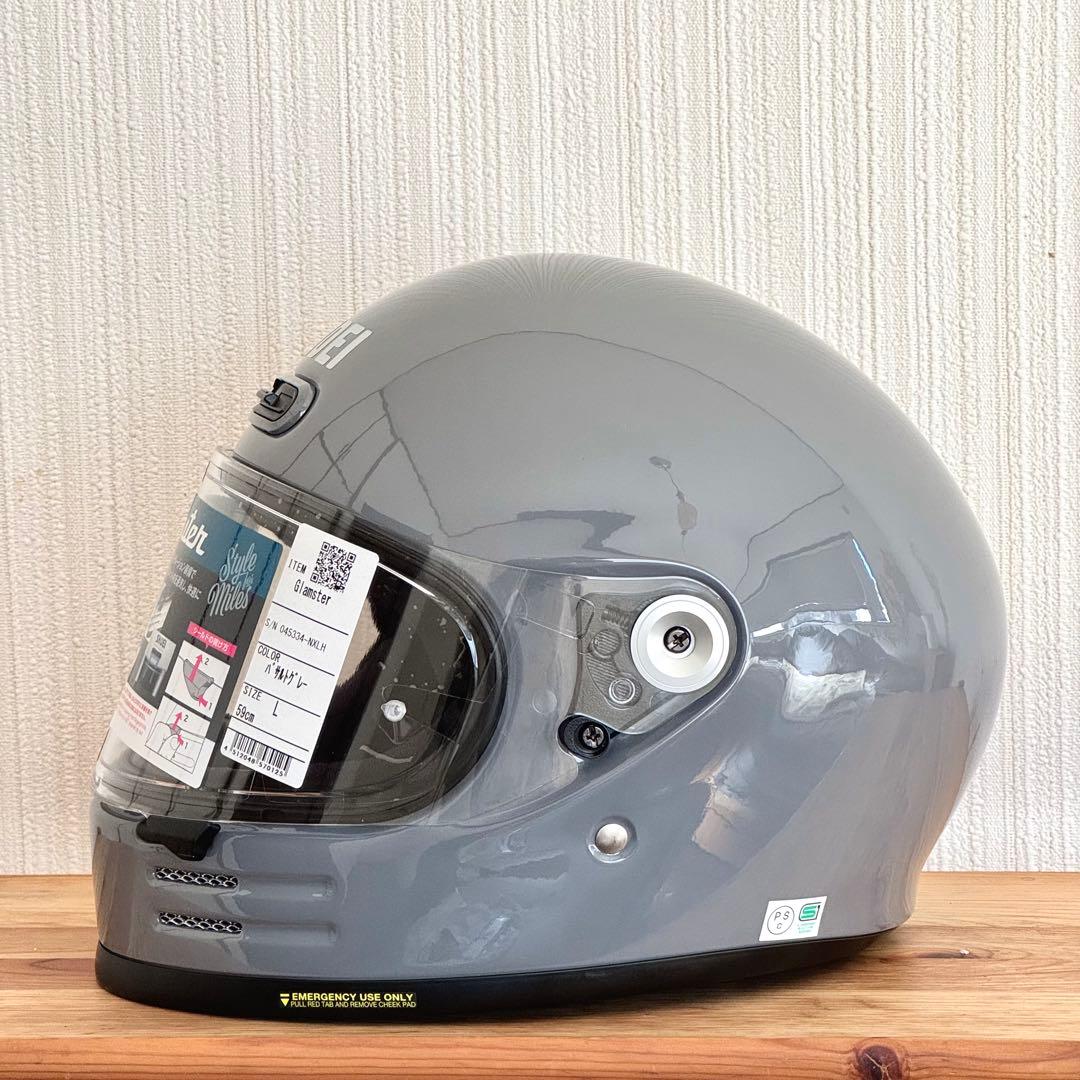 SHOEI Glamster バサルトグレー Lサイズ