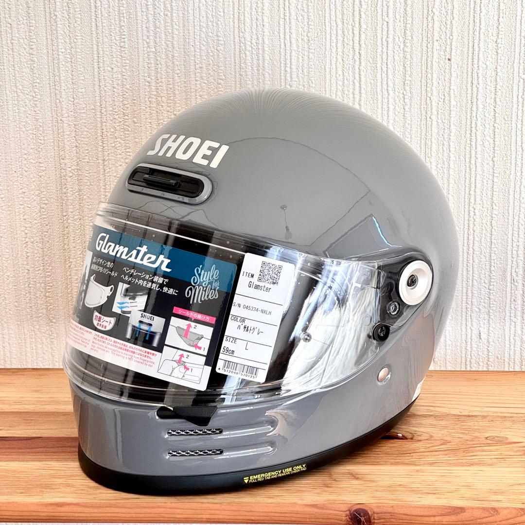 SHOEI Glamster バサルトグレー Lサイズ