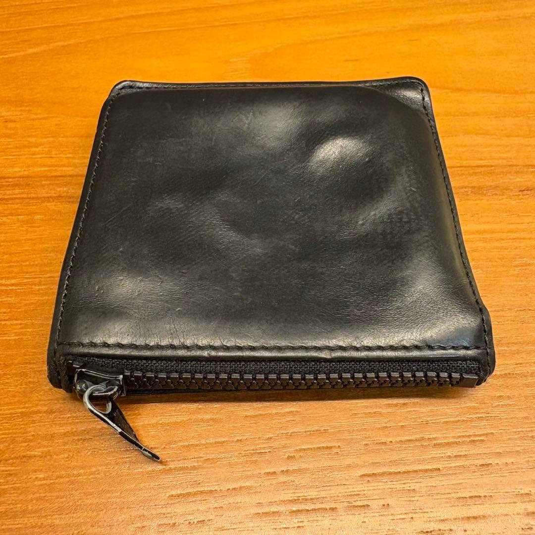 メゾンマルジェラ　二つ折り財布　ブラック