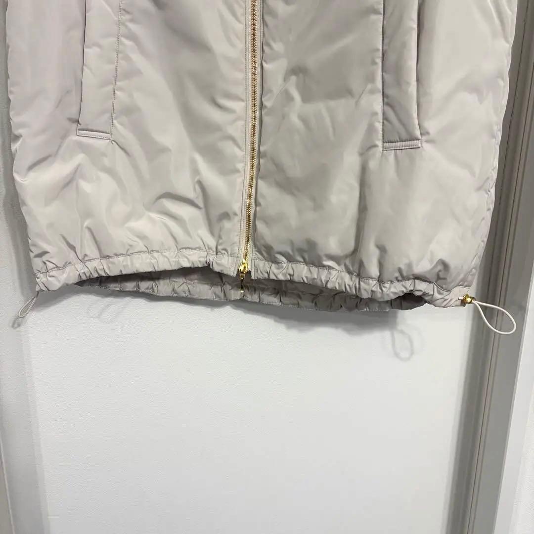 美品✨23区 ダウンベスト　ホワイト　38 中綿 パティング ベスト　洗える