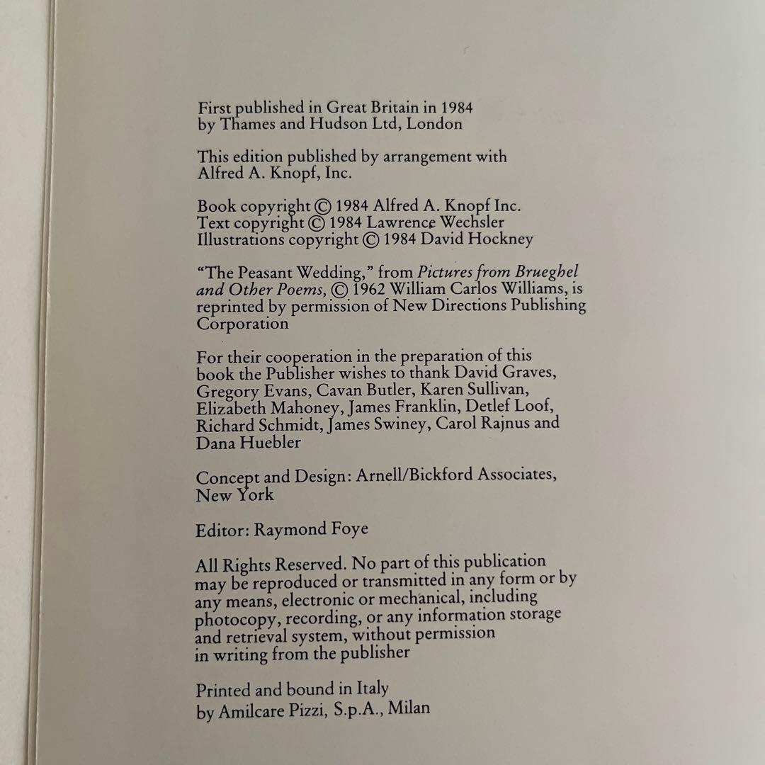 David Hockney CAMERAWORKS ホックニー　写真集