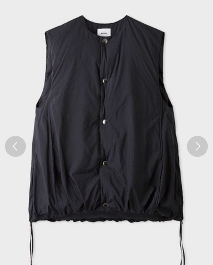 完売品！MIESROHE ネイビー ノースリーブ ダウンベスト サイズ1