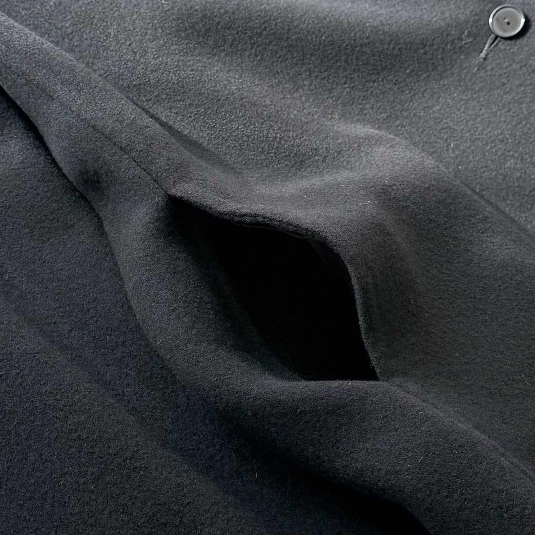 新品 MADAM JOCONDE ウールリバーコート 38 ブラック 定価7万