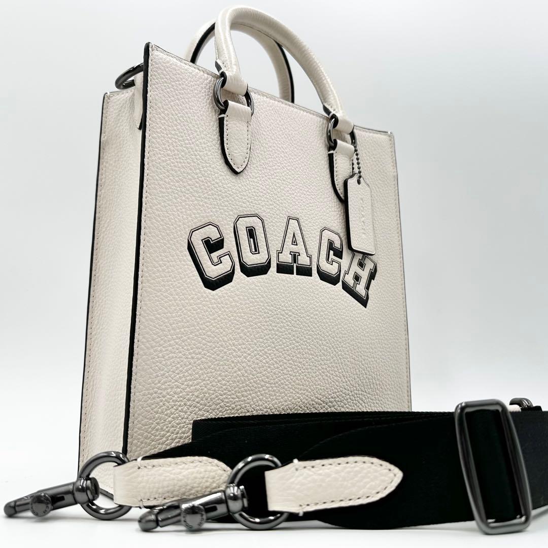 未使用級 現行◎コーチ ディラントート 2wayショルダーバッグ ヴァーシティ