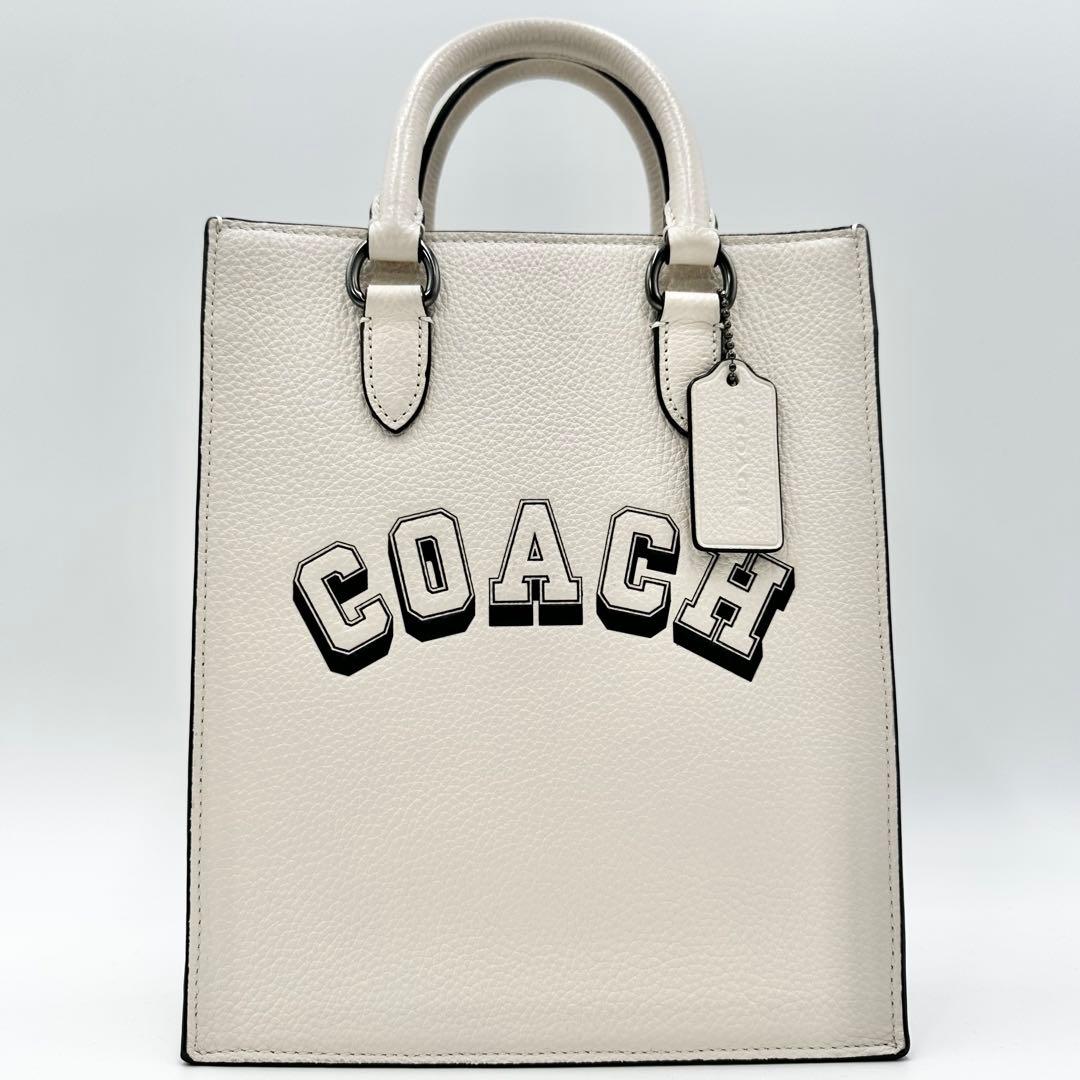 未使用級 現行◎コーチ ディラントート 2wayショルダーバッグ ヴァーシティ