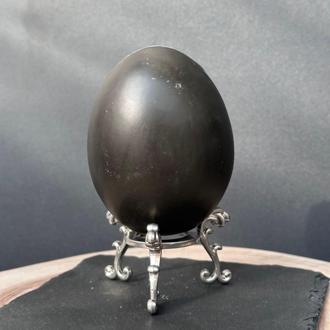 ウルグアイ産❣️天然石 アメジストの龍卵　置物G.100