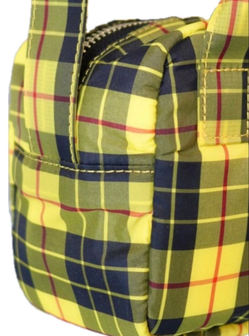 R&D.M.Co-今期新品未使用タータンチェックグロッサリーミニショルダーバッグ