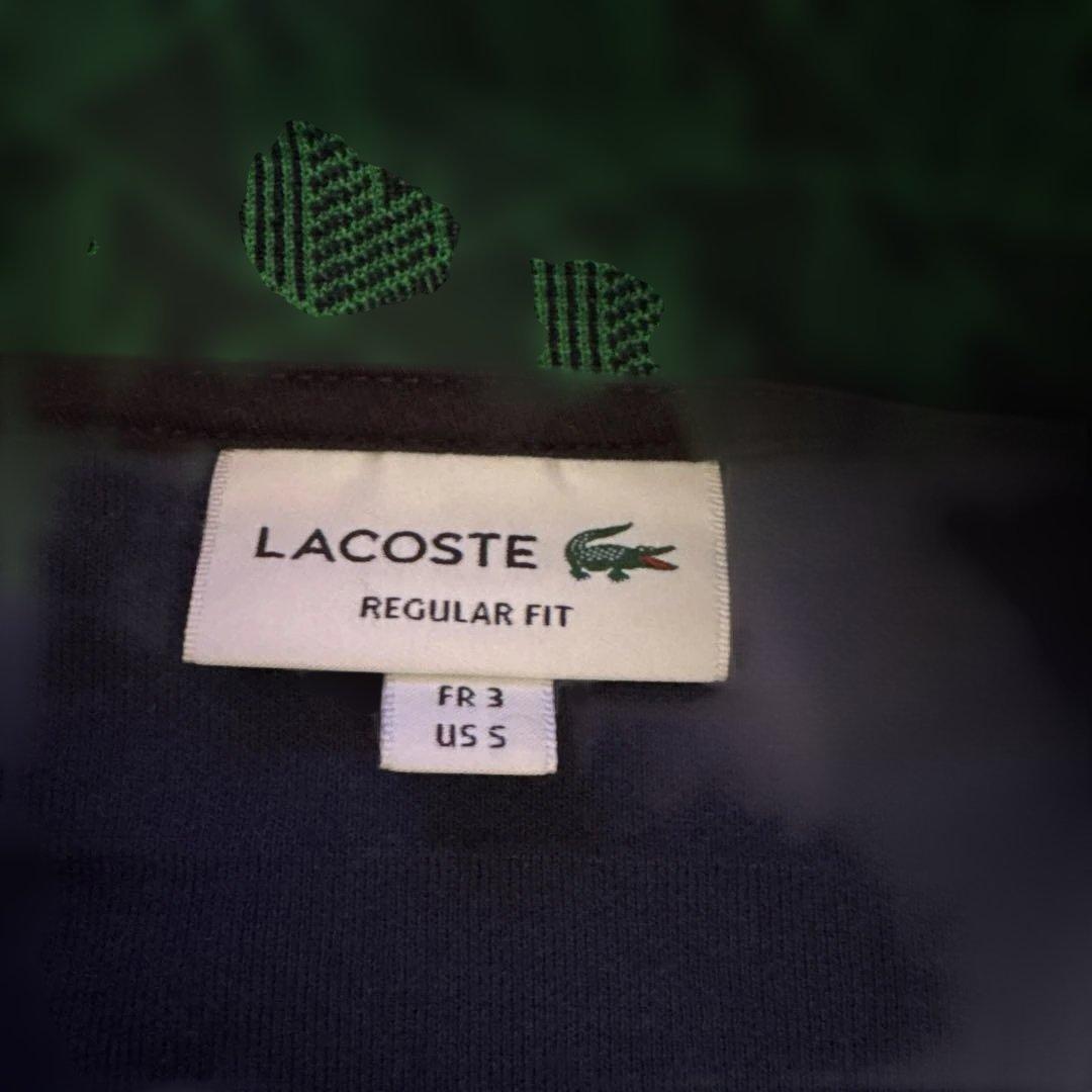LACOSTE 幾何学模様 ジップアップジャージ