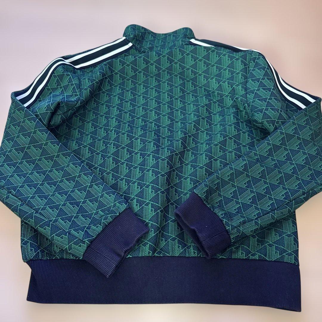 LACOSTE 幾何学模様 ジップアップジャージ