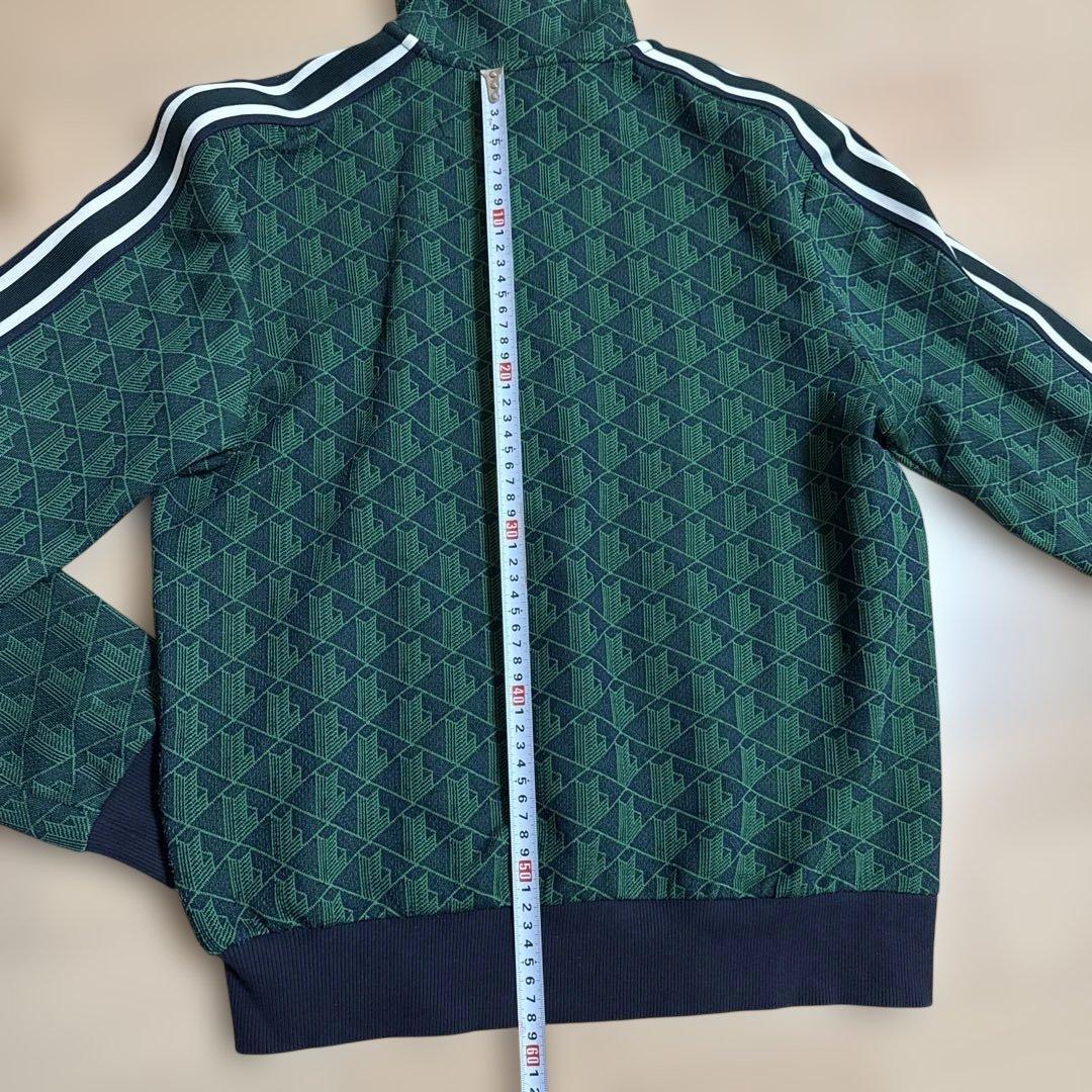 LACOSTE 幾何学模様 ジップアップジャージ