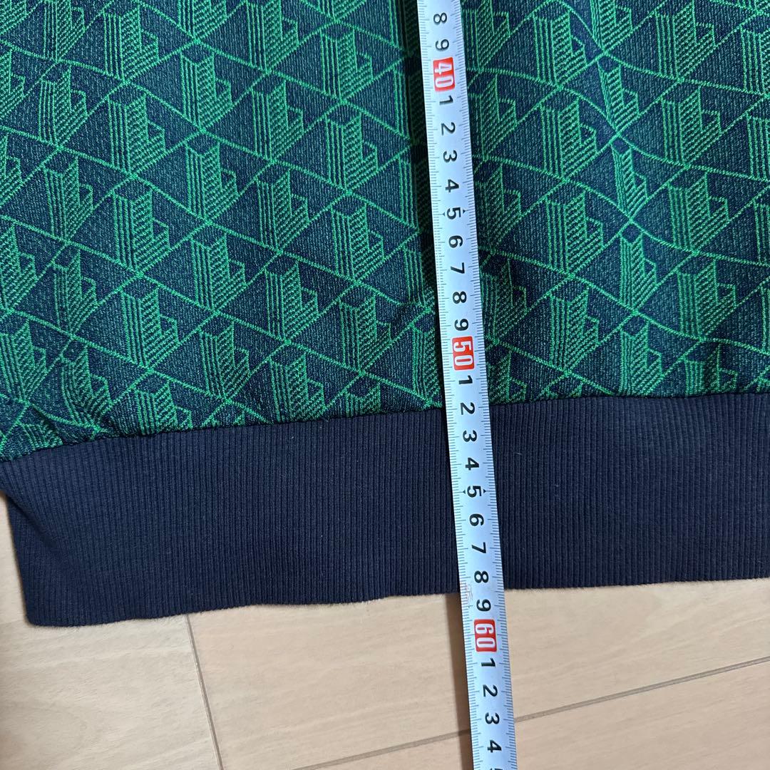 LACOSTE 幾何学模様 ジップアップジャージ