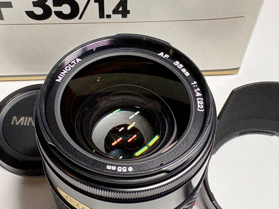 MINOLTA AF 35mm f1.4 A mount 防湿庫保管　MINT