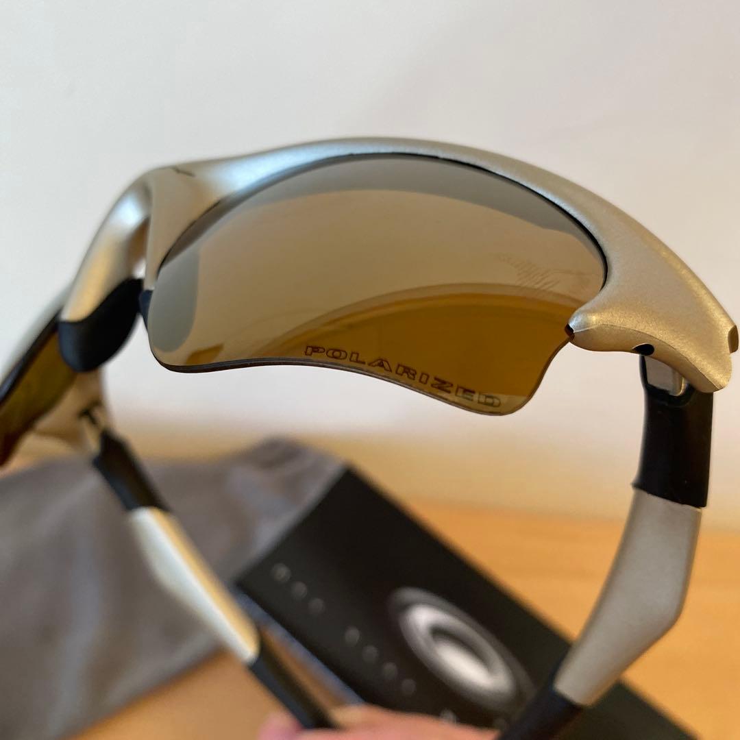 激レア　偏光　Oakleyオークリー ハーフジャケット　ビンテージサングラス