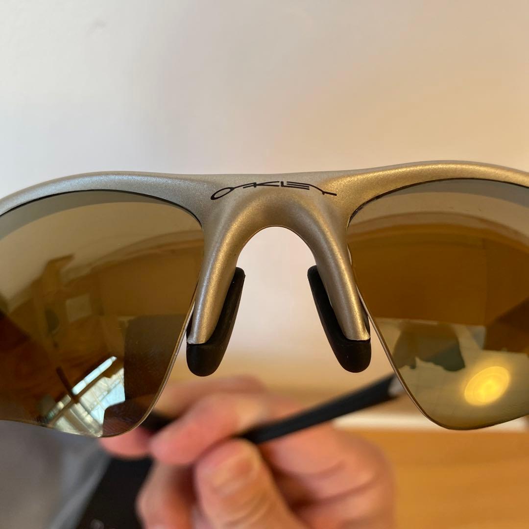 激レア　偏光　Oakleyオークリー ハーフジャケット　ビンテージサングラス