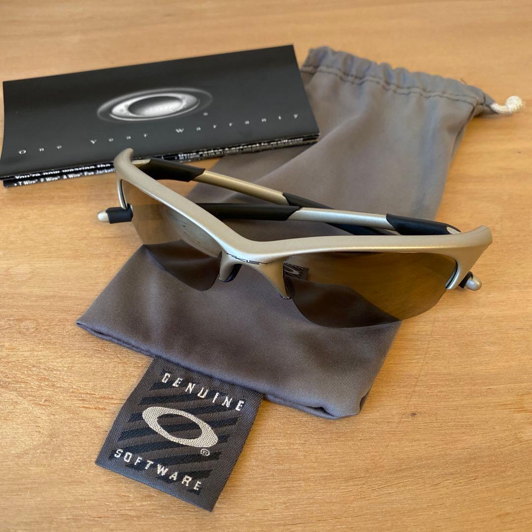 激レア　偏光　Oakleyオークリー ハーフジャケット　ビンテージサングラス
