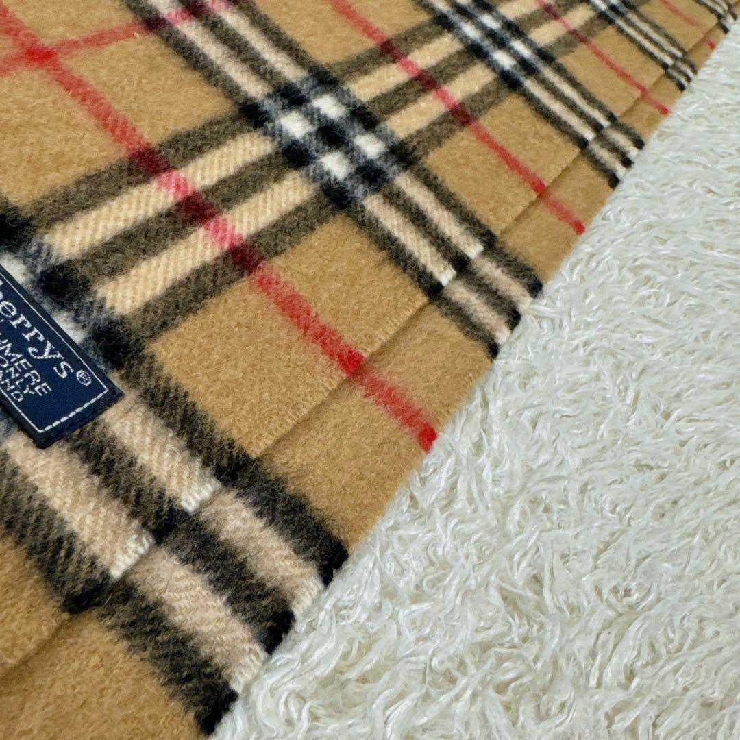 りい様✨美品✨バーバリー　カシミヤ100% ノバチェックベージュマフラーストール