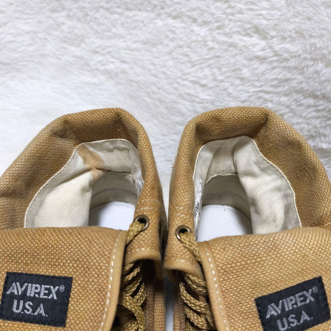 AVIREX スコーピオンハイ キャンバス ブーツ ワークブーツ 28cm