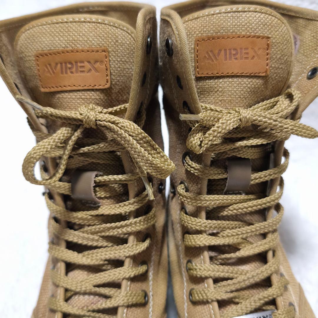 AVIREX スコーピオンハイ キャンバス ブーツ ワークブーツ 28cm