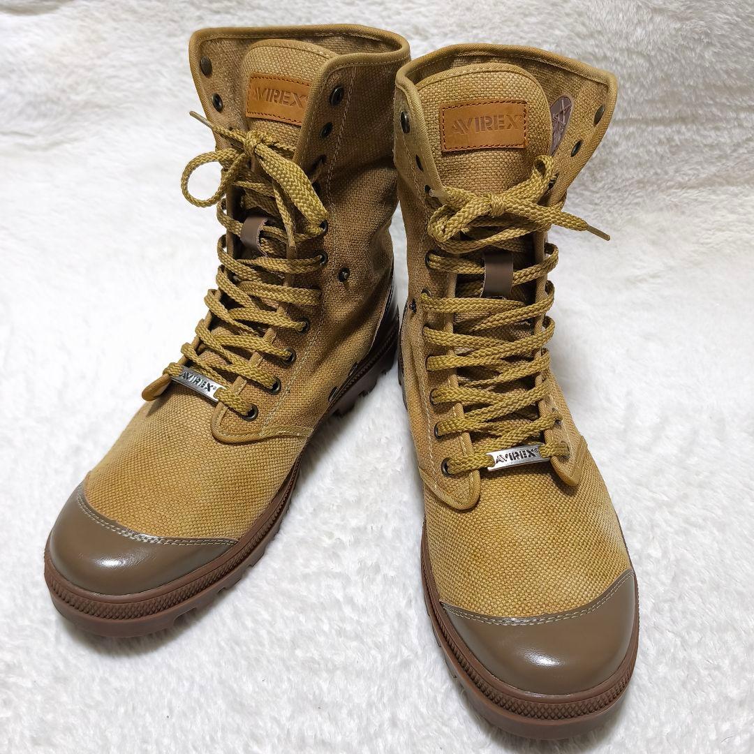AVIREX スコーピオンハイ キャンバス ブーツ ワークブーツ 28cm