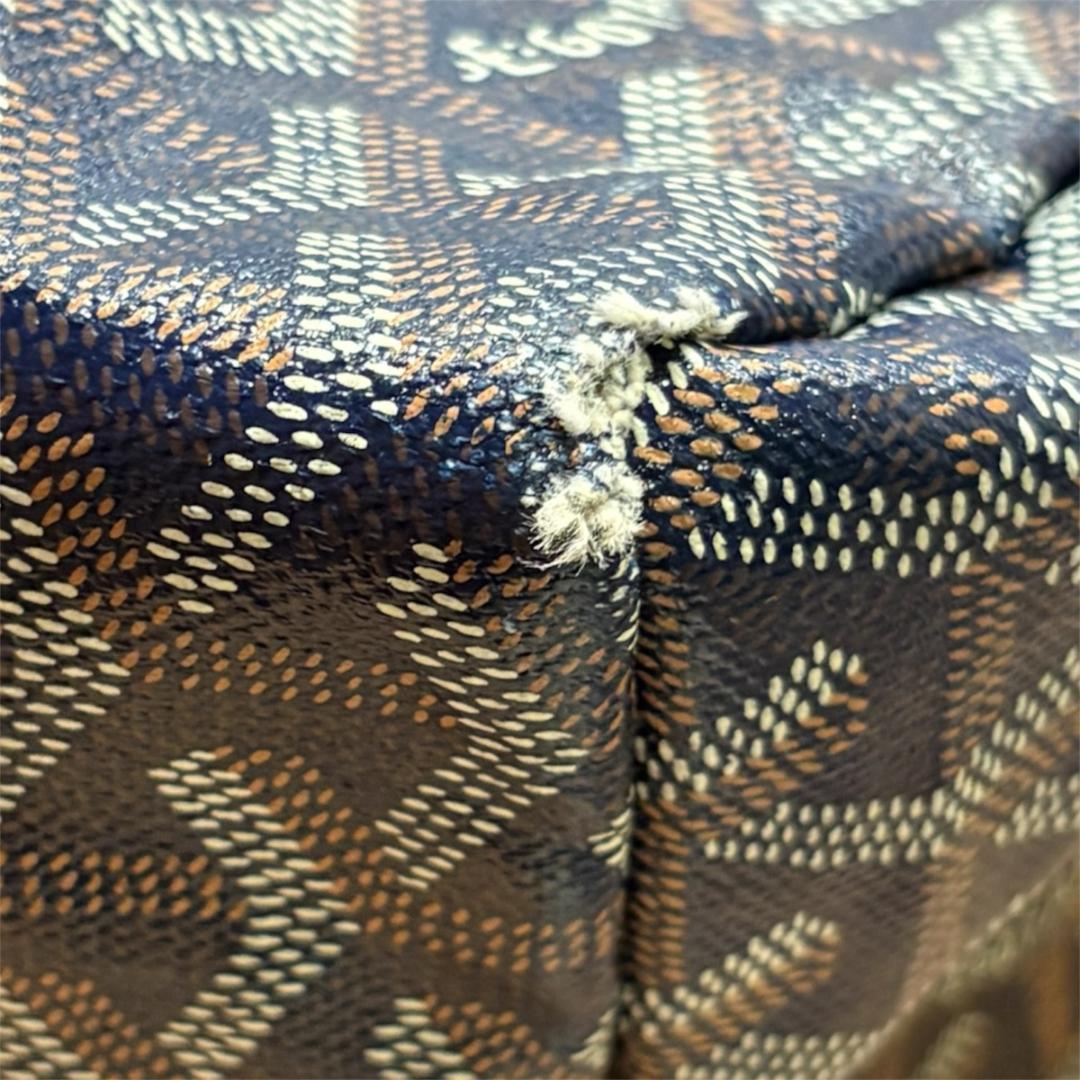 【訳あり】GOYARD ゴヤール サンルイPM トートバッグ ネイビー