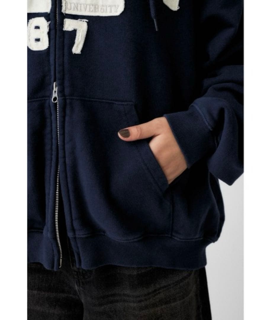 moussy COLLEGIATE ZIP フ―ディー