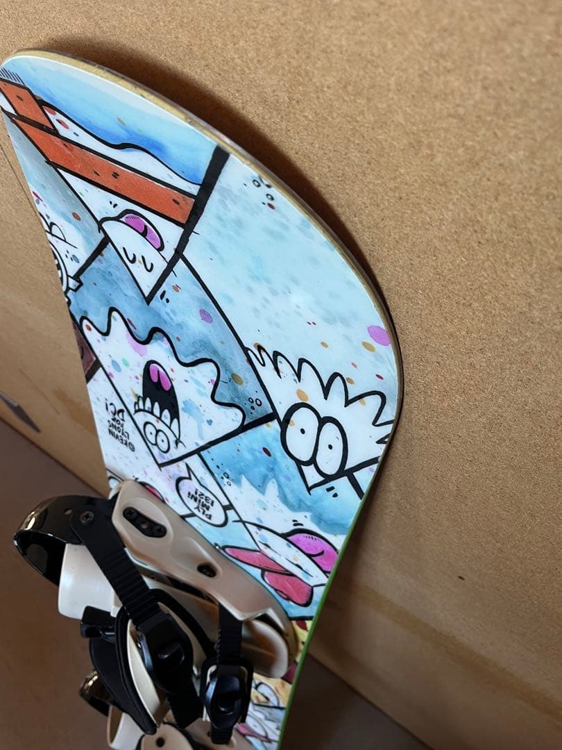 DC スノーボード 130センチ　ビンディングセット