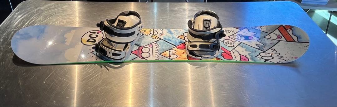 DC スノーボード 130センチ　ビンディングセット