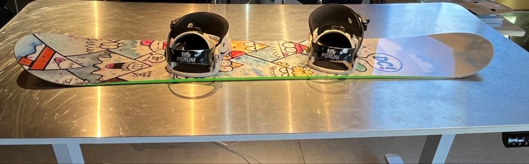 DC スノーボード 130センチ　ビンディングセット