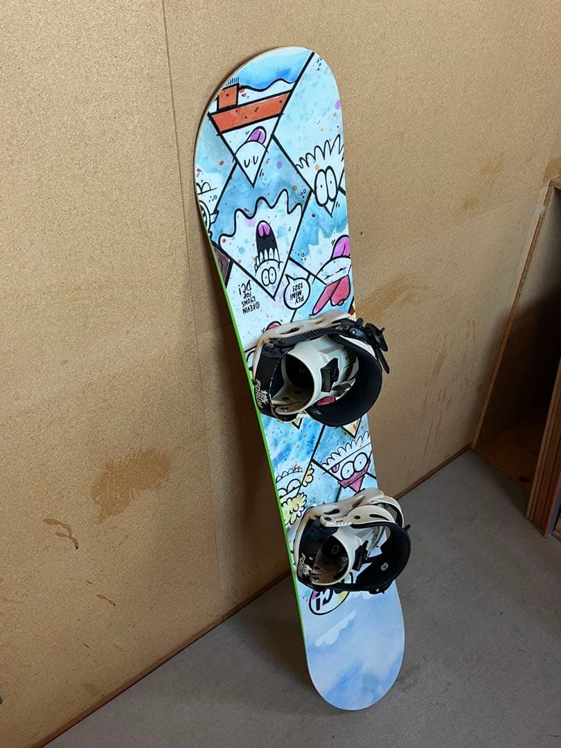 DC スノーボード 130センチ　ビンディングセット