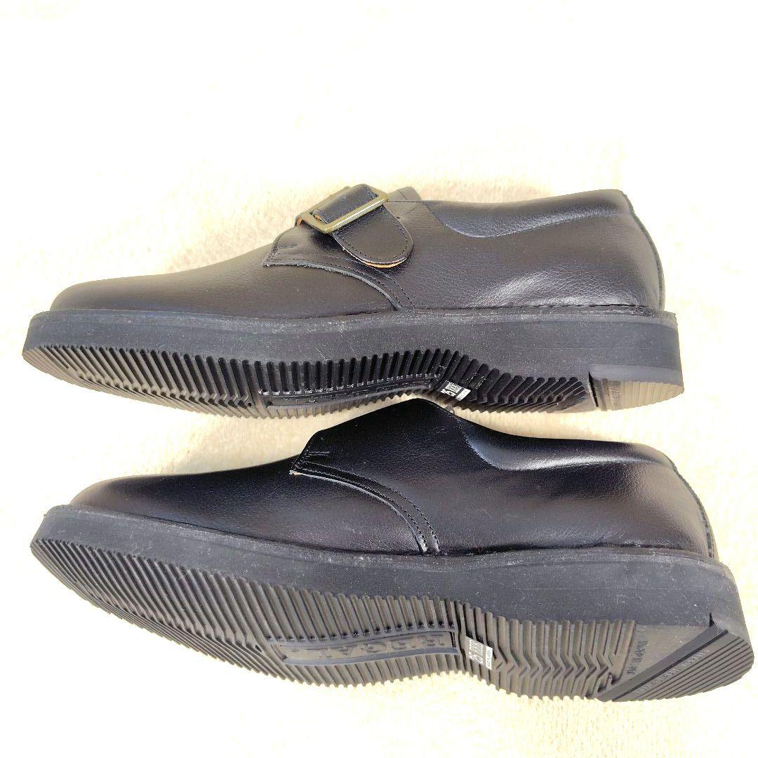 未使用級 リーガル JJ25 ビジネスシューズ モンクストラップ 革靴 レザー