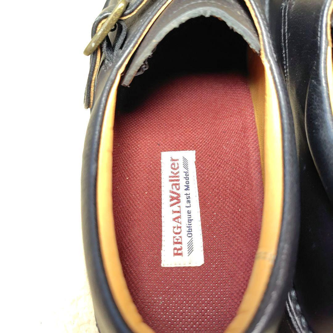 未使用級 リーガル JJ25 ビジネスシューズ モンクストラップ 革靴 レザー