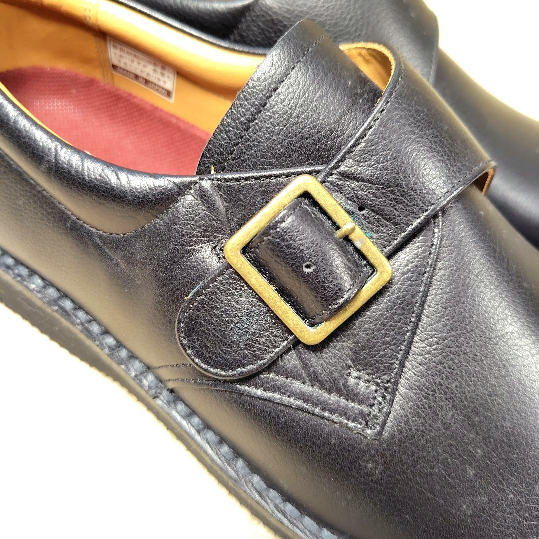 未使用級 リーガル JJ25 ビジネスシューズ モンクストラップ 革靴 レザー