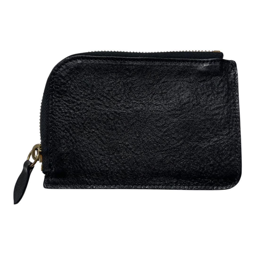 IL BISONTE イルビゾンテ　L字ファスナーケース　ブラック　財布