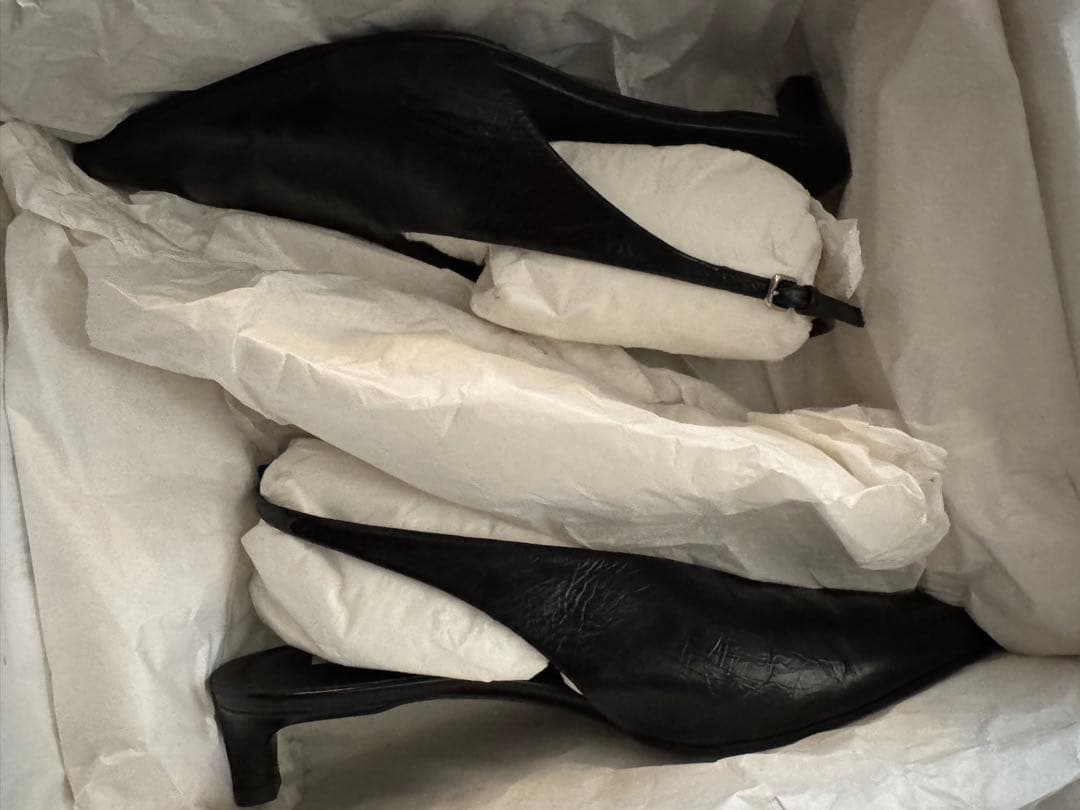 JIL SANDER レザー製ポインテッドパンプス